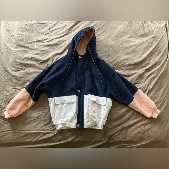 NWT Zaful corduroy color block jacket - Picture 1 of 6